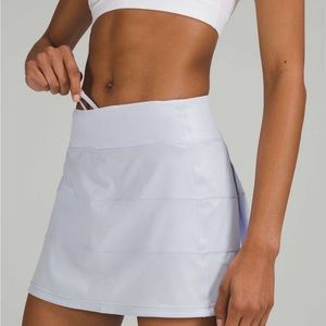 Lululemon Pace Rival Mid Rise Skirt Pastel Blue *Long*